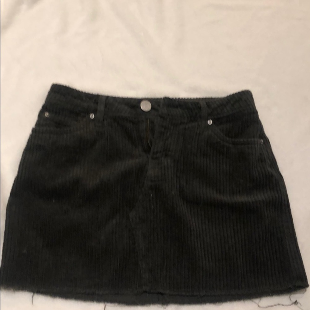 Dark olive skirt